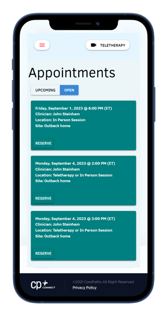 Andvanced EHR features that save therapists time and money